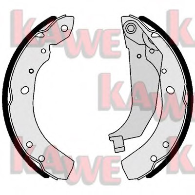 KAWE 01049 Brake Shoe Set